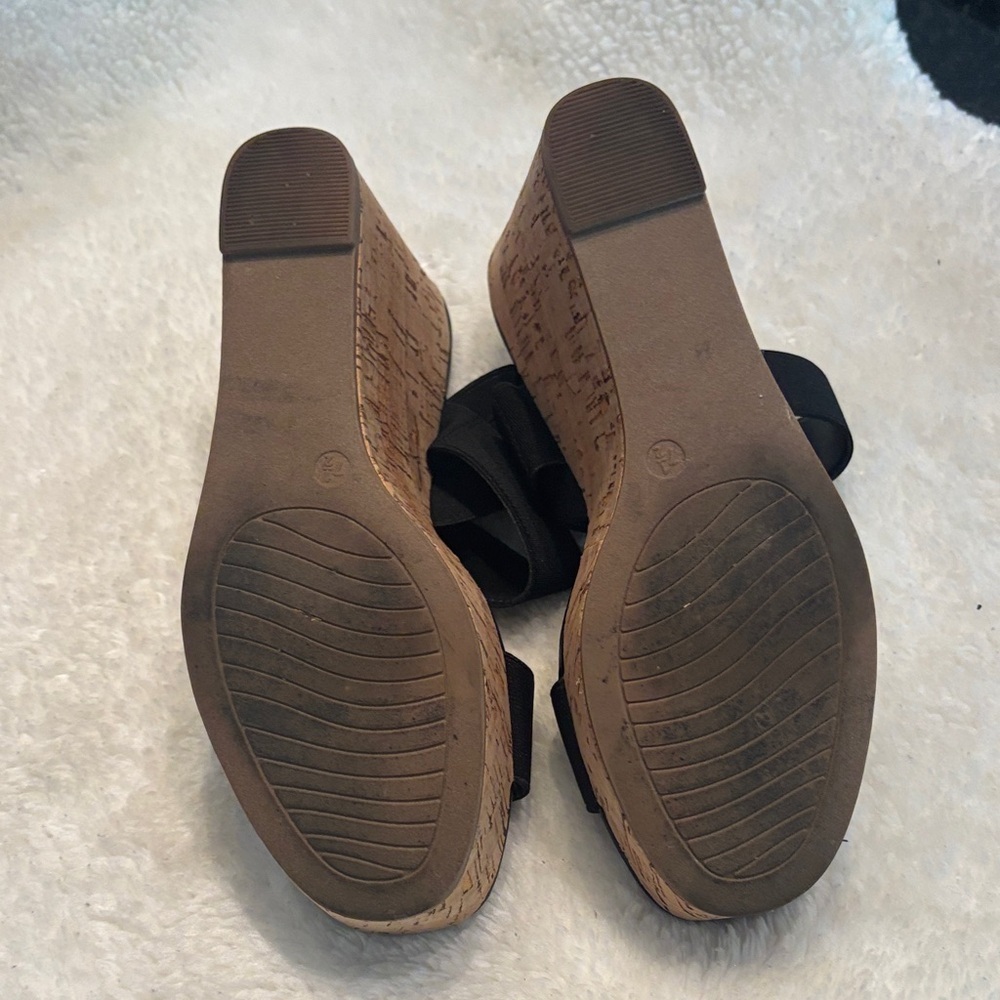 Limelight Black Double Strap Mules - Picture 6 of 6